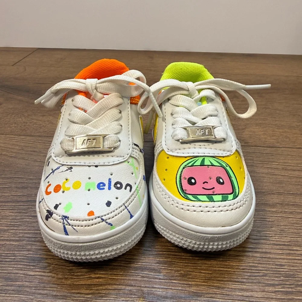 Nike x‎ Cocomelon custom Kids toddler Sneakers